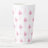 Tasse Latte Série Flamant Tendre Design 3 (Devant)