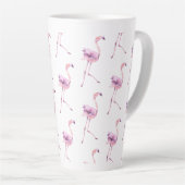 Tasse Latte Série Flamant Tendre Design 5 (Angle droit)