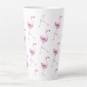 Tasse Latte Série Flamant Tendre Design 5 (Devant)