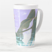 Tasse Latte Série II des colibris (Angle droit)