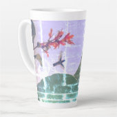 Tasse Latte Série II des colibris (Angle gauche)