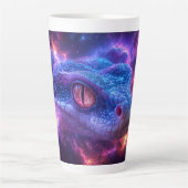 TASSE LATTE SERPENT DANS L'ESPACE (Devant)