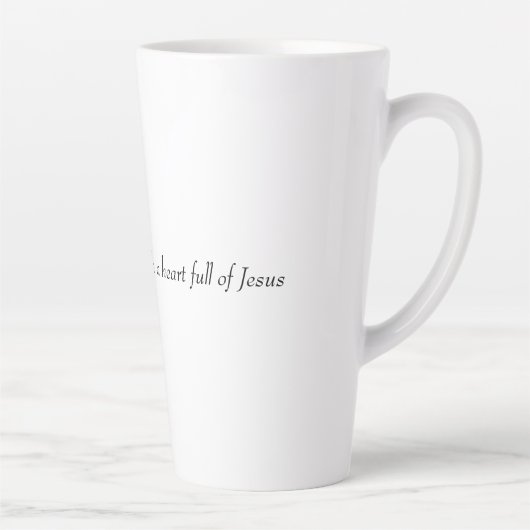 Tasse Latte servir ma famille (Droite)