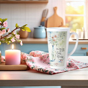 Tasse Latte Ses bontés sont nouvelles chaque matin