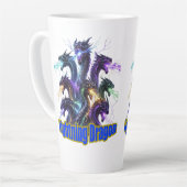 Tasse Latte Seven-Headed Lightning Dragon (Angle gauche)