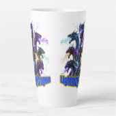 Tasse Latte Seven-Headed Lightning Dragon (Devant)