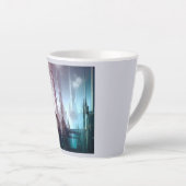 Tasse Latte SF Futuristic City 2 (Angle droit)