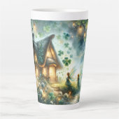 Tasse Latte Shamrock Fairy Cottage Glow (Devant)