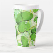 Tasse Latte Shamrock vert St Patrick iPhone 5 Coque-Mate (Angle droit)