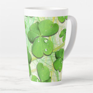 Tasse Latte Shamrock vert St Patrick iPhone 5 Coque-Mate