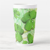 Tasse Latte Shamrock vert St Patrick iPhone 5 Coque-Mate (Devant)