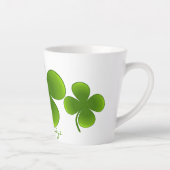 Tasse Latte Shamrocks de la Saint Patrick Thunder_Cove (Droite)