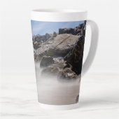 Tasse Latte Shell Island Rocks And Waves (Angle droit)