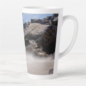 Tasse Latte Shell Island Rocks And Waves (Droite)