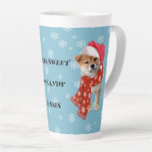 Tasse Latte Shiba Inu (Angle droit)