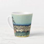 Tasse Latte Shinagawa, Japon : Art Vintage Japonais en Bois (Angle gauche)