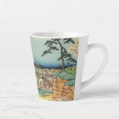 Tasse Latte Shinagawa, Japon : Art Vintage Japonais en Bois (Droite)