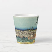 Tasse Latte Shinagawa, Japon : Art Vintage Japonais en Bois (Devant)