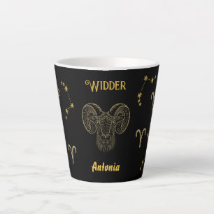 Tasse Latte Signe astrologique Bélier -