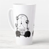 Tasse Latte Signe zodiaque et animaux de compagnie corresponda (Angle gauche)