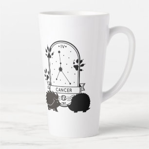 Tasse Latte Signe zodiaque et animaux de compagnie corresponda