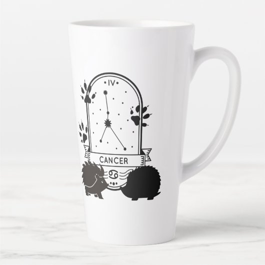 Tasse Latte Signe zodiaque et animaux de compagnie corresponda (Droite)