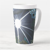 Tasse Latte Silence de l'Espace Sacré (Angle droit)