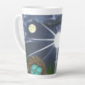 Tasse Latte Silence de l'Espace Sacré (Angle gauche)