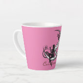 Tasse Latte Silhouette Fée Lune Thunder_Cove (Angle gauche)