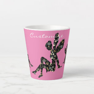 Tasse Latte Silhouette fée Thunder_Cove