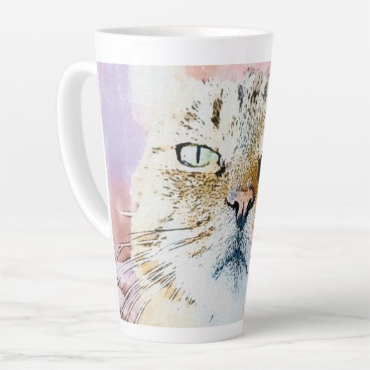 Tasse Latte Simba le Roi Rayé (Angle gauche)