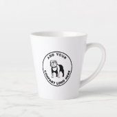 Tasse Latte Simple Business Logo Modern Promotional (Droite)