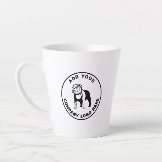 Tasse Latte Simple Business Logo Modern Promotional (Gauche)