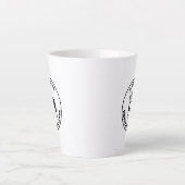 Tasse Latte Simple Business Logo Modern Promotional (Devant)
