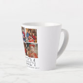 Tasse Latte Simple Elégant Moderne Joyeux Nouvel An Quatre Pho (Angle droit)