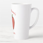 Tasse Latte Simple Enseignant Rouge Apple Cute School Custom (Droite)