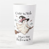 Tasse Latte Simple et élégante Mignonne sorcière première Hall (Devant)
