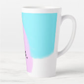Tasse Latte SIMPLE MINIMAL.CUTIE AJOUTER NOM BABY lettre Jeter (Droite)