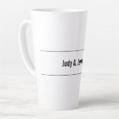 Tasse Latte Simple minimaliste classique simple (Angle gauche)