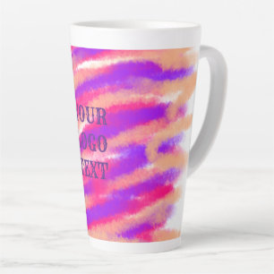 Tasse Latte Simple minimaliste élégant merci élégante coutume