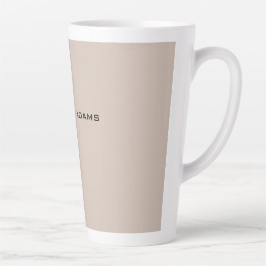 Tasse Latte Simple Professionnel Moderne (Droite)