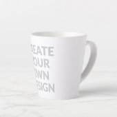 Tasse Latte Simplement - Créez Votre Propre (Angle droit)