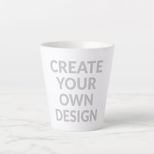 Tasse Latte Simplement - Créez Votre Propre (Devant)