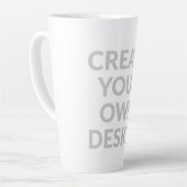 Tasse Latte Simplement - Créez votre propre (Angle gauche)
