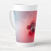 Tasse Latte Singe Amusant (Angle gauche)
