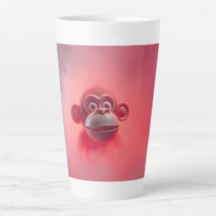 Tasse Latte Singe Amusant