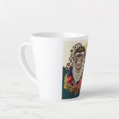 Tasse Latte Singe Éclectique avec Perles, Chic Max (Angle gauche)