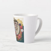Tasse Latte Singe Éclectique avec Perles, Chic Max (Angle droit)
