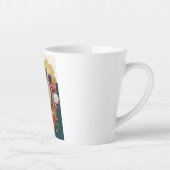Tasse Latte Singe Éclectique avec Perles, Chic Max (Droite)