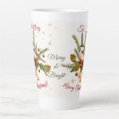 Tasse Latte Sip & Cherish: Your "Postcard" Christmas Mug;  (Devant)